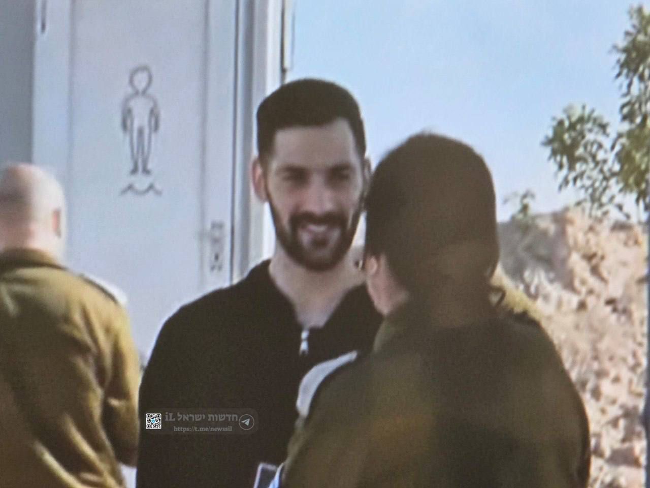 גלי ברמן פוגש את כוח צה"ל צילום דובר צה"ל