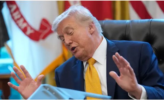 דונלד טראמפ - צילום: ap, Julia Demaree Nikhinson