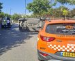 רכב התהפך בגדרה: שתי נשים וילד בן 4 נפצעו