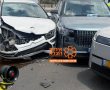 תאונה עם מעורבות שלושה כלי רכב ברחוב יהודה הלוי: חמישה פצועים פונו לסורוקה