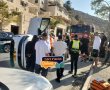 מצפון לירושלים: רכב התהפך בגבעת זאב