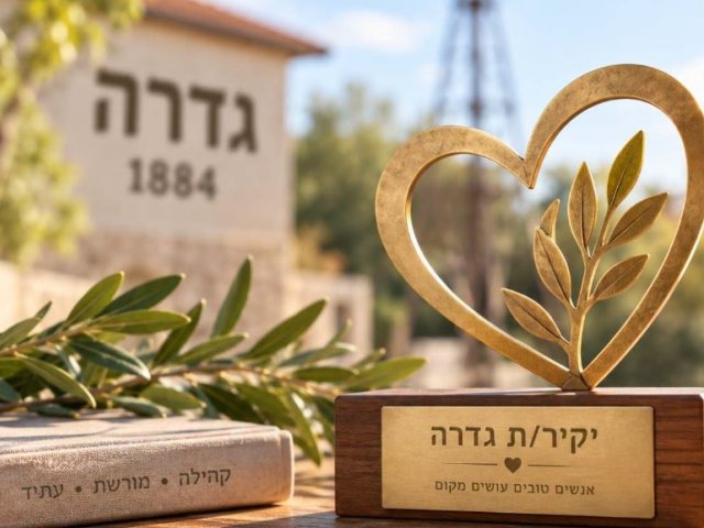 באדיבות המועצה המקומית גדרה
