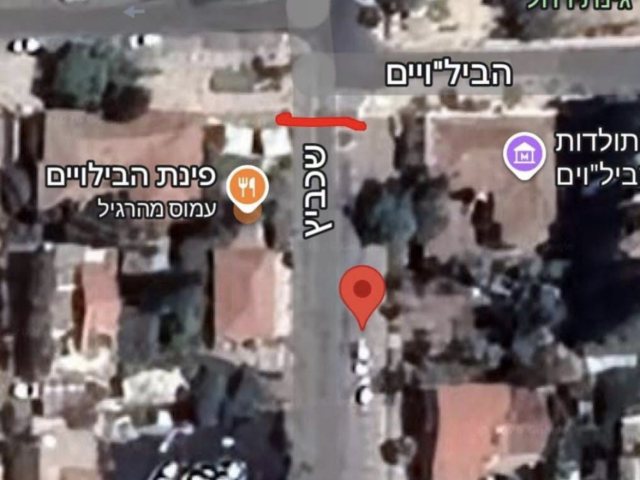 האיזור שייחסם לתנועה
