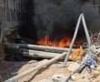 הצתה? שריפת כבלי חשמל באתר עבודות הרכבת הקלה בירושלים