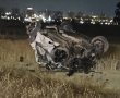 טרגדיה לילית סמוך לבאר שבע: נער בן 15 נהרג בהתהפכות רכב