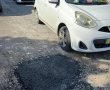 הבורות בכבישים: בעיריה החלו לאטום את הבורות המסוכנים