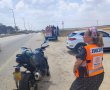  תאונה עצמית בכביש 40 בכניסה לקריית גת