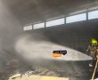 צפו: נזק כבד למחסן הנעליים שעלה באש