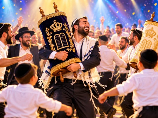 שמחת תורה - אילוסטרציה AI