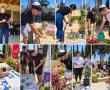 בעקבות זיכרון לוחמים: תלמידי י"ב מדרכא רות בגדרה טיפחו את קברי חללי צה"ל